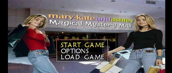 Mary-Kate and Ashley: Magical Mystery Mall Title Screen